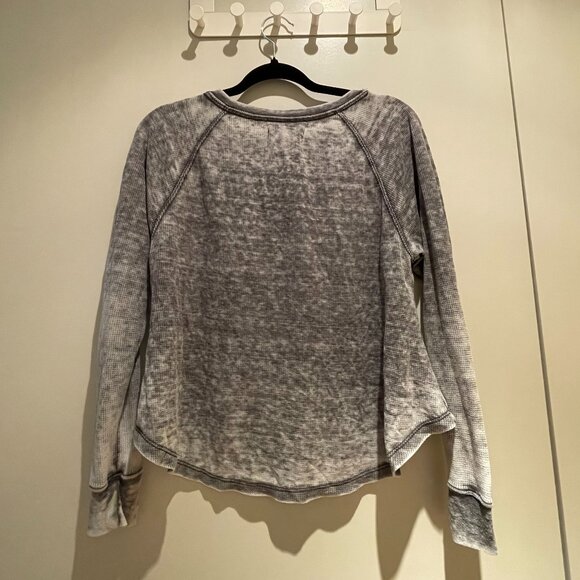 Urban Outfitters Ecote Waffle Knit Long Sleeve Top - Picture 5 of 11